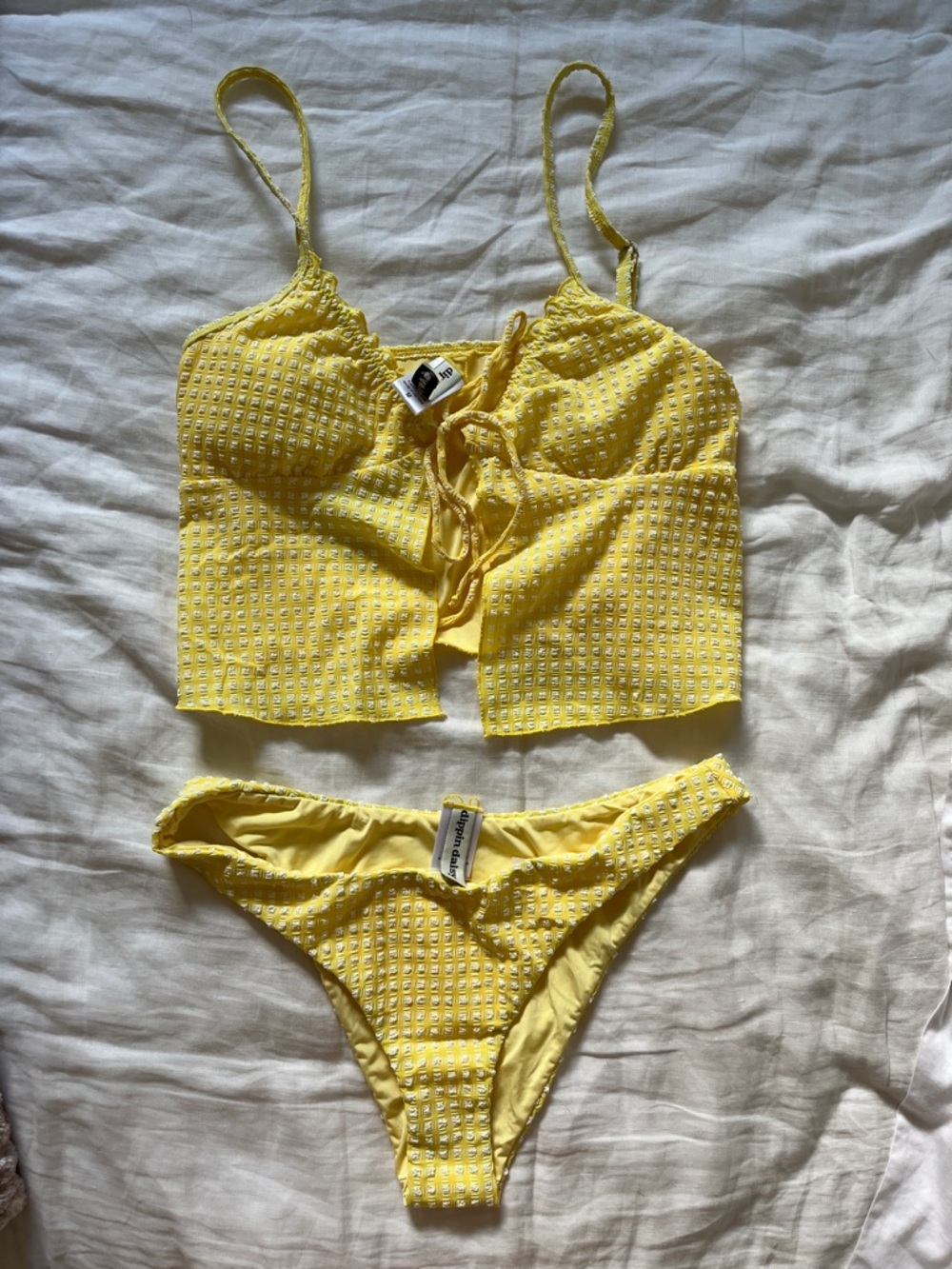 Dippin' Daisy's Yellow tankini Set